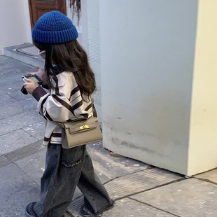 小女孩包包时尚洋气儿童凯莉包网红新款公主手提包女童宝宝斜挎包