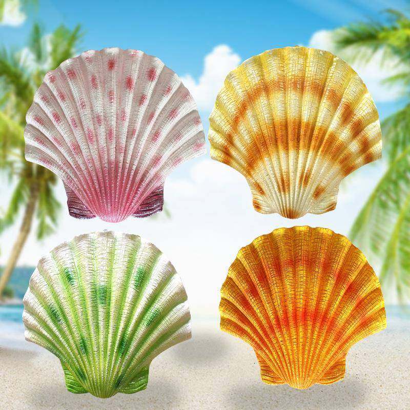 仿真扇贝摆件海洋主题海星雕塑水族馆展馆墙面招牌壁挂贝壳装饰品,自行车/骑行装备/零配件,更多零件/配件,淘宝优惠券,粉丝福利购,淘宝优惠卷