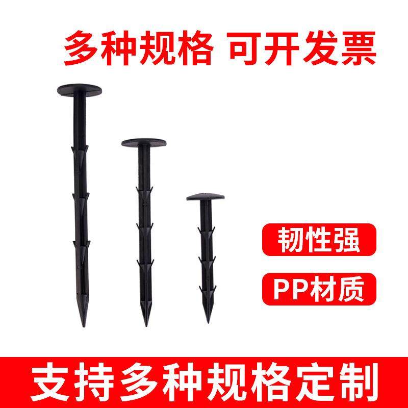 防草布地钉园艺果园农田防草布地布固定钉黑色倒刺塑料地钉,自行车/骑行装备/零配件,更多零件/配件,淘宝优惠券,粉丝福利购,淘宝优惠卷