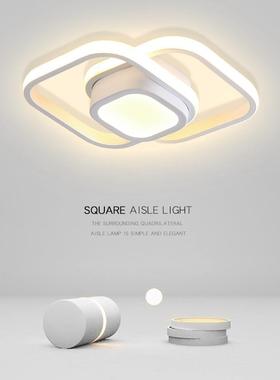 网红过道灯创意北欧2024新款玄关走廊阳台吸顶灯具现代简约入户灯