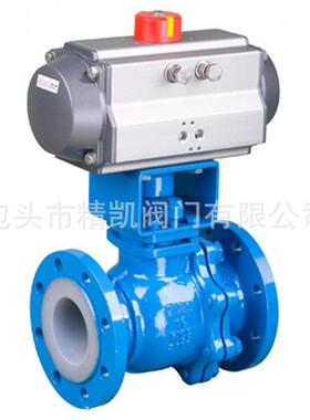 化工阀门配套Q641F46Q641F不锈钢气动衬聚四氟乙烯球阀