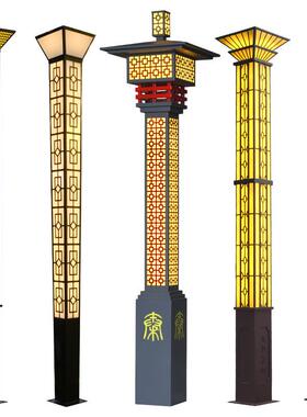 太阳能方形景观灯室外led庭院灯路灯3米花园小区广场公园户外路灯