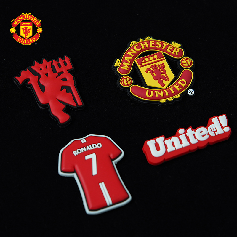 曼联梦剧场 曼联3D冰箱贴 红魔unite冰箱贴 传奇7号队服磁吸贴