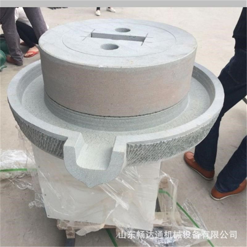 杂粮面粉石磨机 小型电动石磨香油机 商用电动豆腐豆浆磨浆机