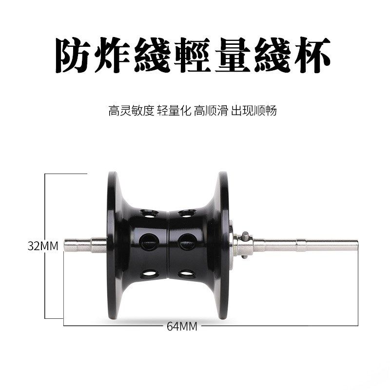 比灵斯CC80金属泛用鱼线轮水滴轮远投防炸线路亚轮海竿双摇臂渔轮