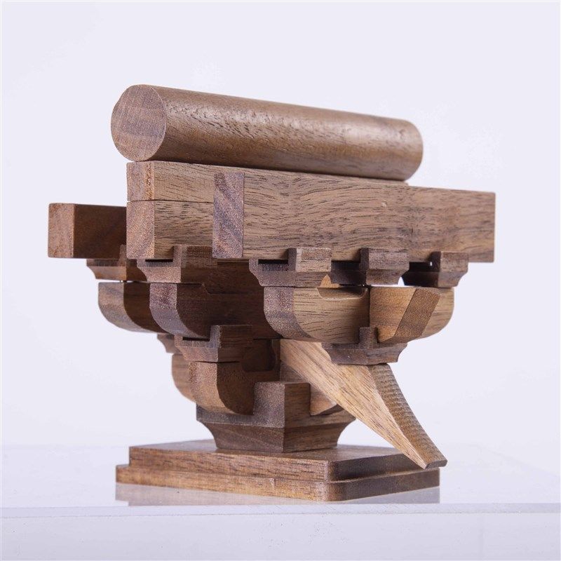 中国古建筑榫卯斗拱实木积木拼装模型玩具文创摆件礼物教具模型,玩具/童车/益智/积木/模型,木质积木,淘宝优惠券,粉丝福利购,淘宝优惠卷