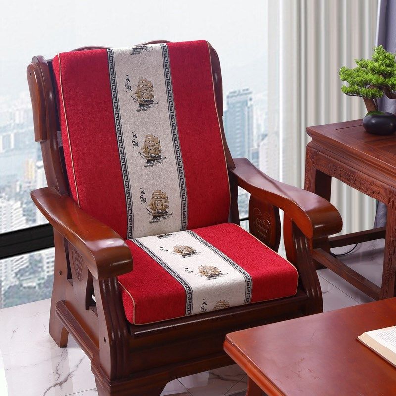 中式红木沙发垫坐垫带靠背加厚加硬单个春秋椅连体座垫靠背一体式,居家布艺,沙发垫,淘宝优惠券,粉丝福利购,淘宝优惠卷