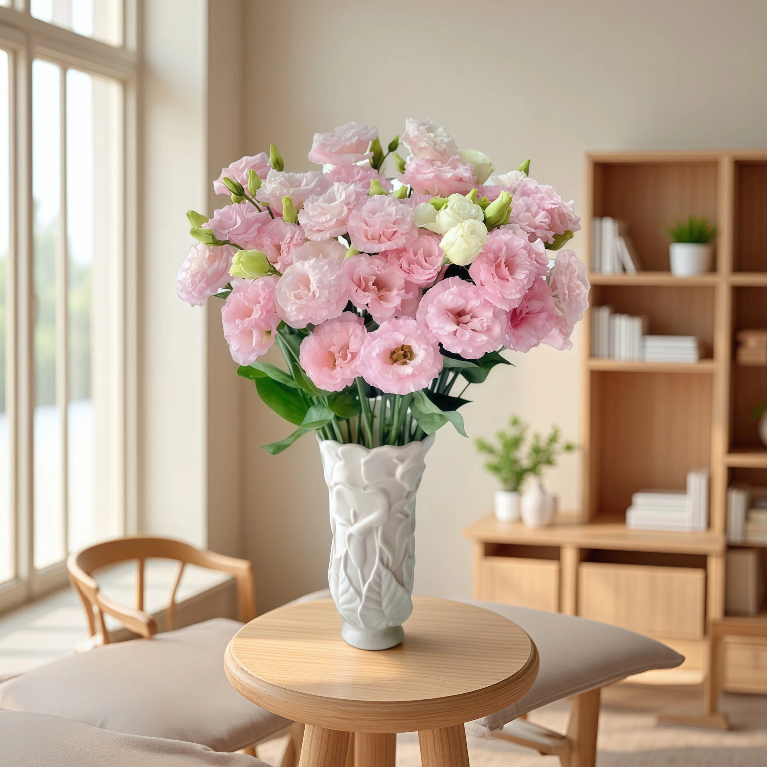 【顺丰冷链】精品A级洋桔梗鲜花家用办公室插花切花云南基地直发