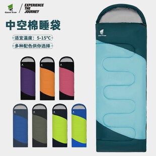 信封式春秋成人睡袋柔软加厚室内午休被子露营便携式保暖睡袋户外
