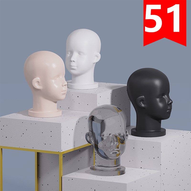 大中小号小孩头模树脂材质儿童模特头帽子眼镜模特耳机展示假人头,美发护发/假发,其它假发,淘宝优惠券,粉丝福利购,淘宝优惠卷