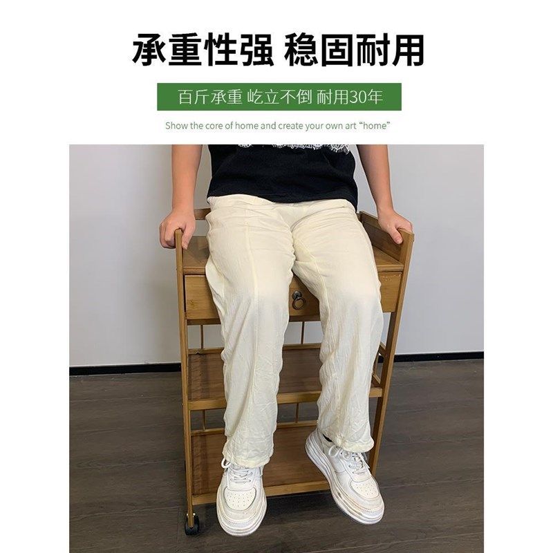 带轮可移动小推车家用实木茶几小户型F沙发边几茶水架多功能置物,住宅家具,移动边几/推车,淘宝优惠券,粉丝福利购,淘宝优惠卷