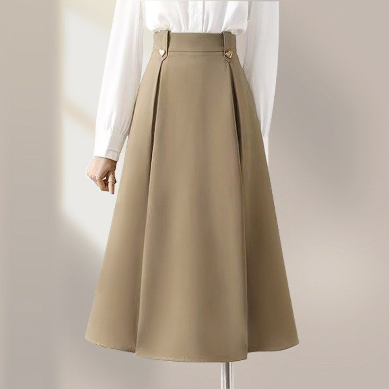 黑色西装半身裙女春2025新款遮跨显瘦小个子穿搭通勤职业a字长裙,女装/女士精品,半身裙,淘宝优惠券,粉丝福利购,淘宝优惠卷