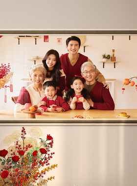 全家福照片相框定制洗婚纱照结婚照相片做成相册加裱框挂墙高级感