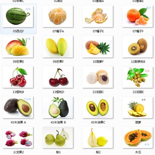 水果相似配对 实物泛化训练卡片 自闭症儿童语言发育迟缓教具防水