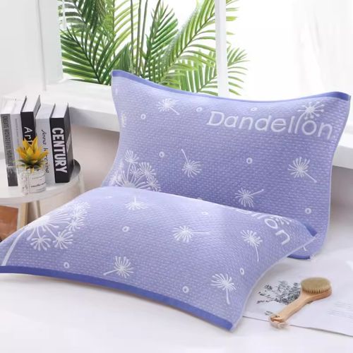 纯棉纱布枕巾一对装全棉加大加厚枕头巾四季学生成人欧式盖巾舒适