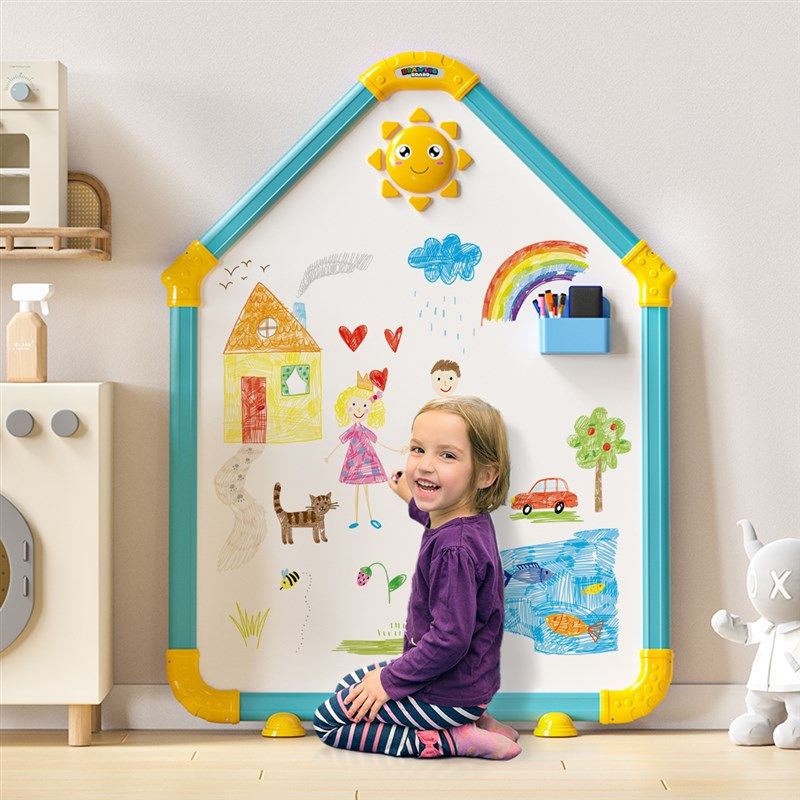 儿童磁性双面画板涂鸦白板黑板宝宝绘画玩具写字板男女孩生日礼物,玩具/童车/益智/积木/模型,画板,淘宝优惠券,粉丝福利购,淘宝优惠卷