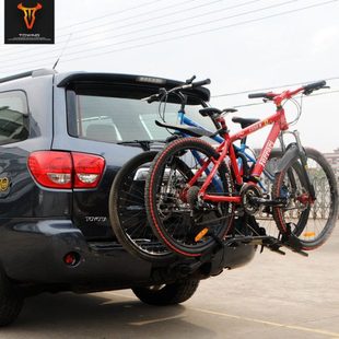 拖赢 汽车车载自行车架后挂架行李架车尾架单车方口拖挂