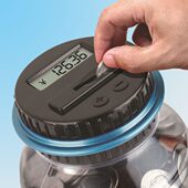 超大号自动识币计数存钱罐硬币透明塑料智能储蓄罐儿童生日礼物