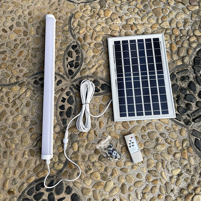 太阳能户外ledk灯管室内人体感应日光灯广告亭公厕超亮防水长条灯