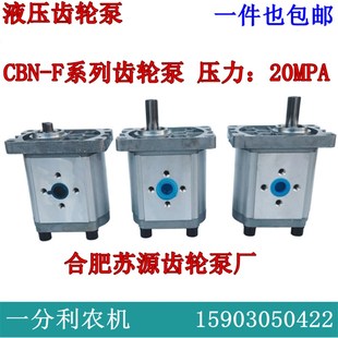 316 32w0 F325液压齿轮泵 CBN 左旋右旋 314 液压泵 扁键花 F306