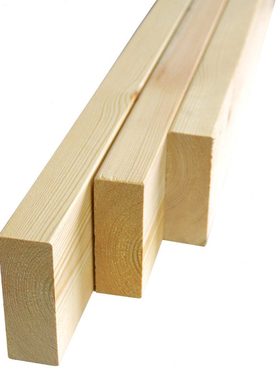 德丽斯35*100樟子松抛光实木木方木条足尺原木置物架床横梁