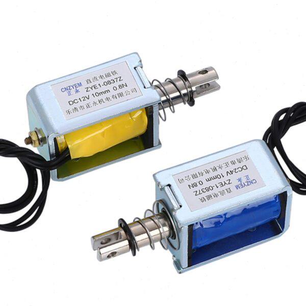 直流框架式 推拉式 贯通式电磁铁ZYE1-0837 DC5V6V12v36V60v220V