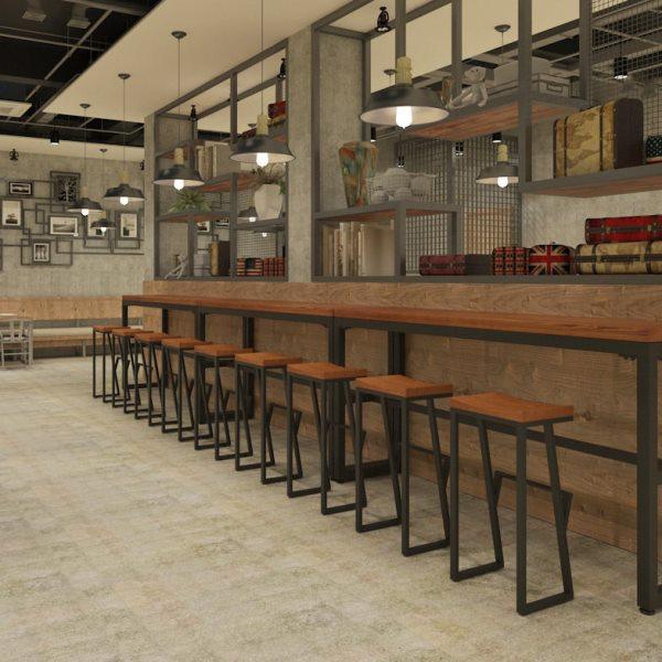 复古酒吧椅铁艺吧台椅子实木吧凳创意脚凳吧椅前台椅咖啡椅1253,商业/办公家具,酒吧凳,淘宝优惠券,粉丝福利购,淘宝优惠卷