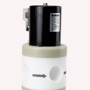DN20 两进一出DN15 DN25 聚四氟耐腐蚀电磁阀三通一进两出 PTFE