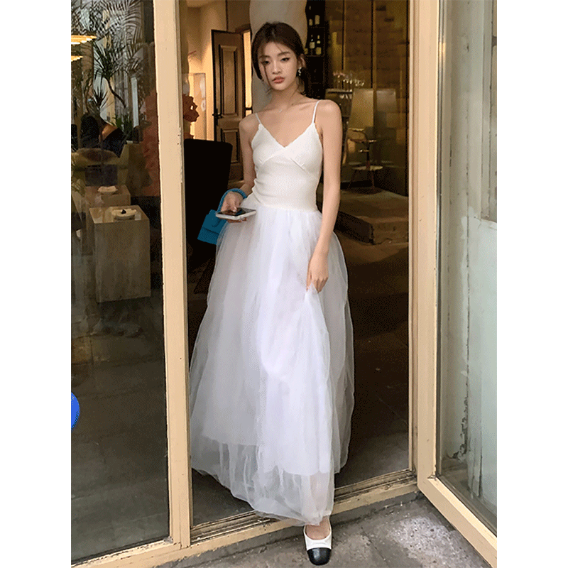 Sunday女装蕾丝拼接网纱