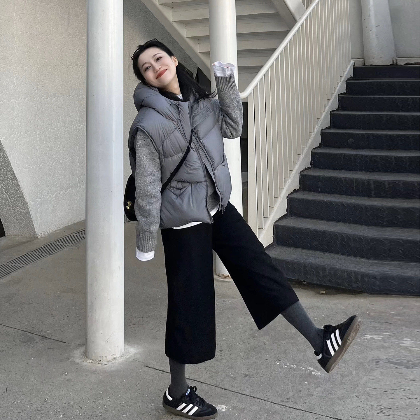 羽绒服马甲女2025秋冬新