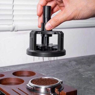 意式咖啡布粉针磁吸可调节针式布粉器均匀搅拌打散结块布粉针通用