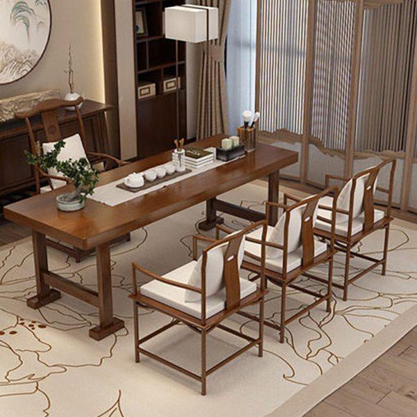 家用客厅全实木茶桌椅组合 小户型会客洽谈泡茶桌 茶店洽谈泡茶台,商业/办公家具,茶台/茶桌,淘宝优惠券,粉丝福利购,淘宝优惠卷