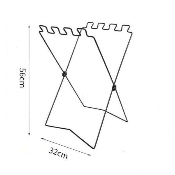 大号垃圾袋架子垃圾桶固定架折叠架家用厨房户外露营折叠收纳支架