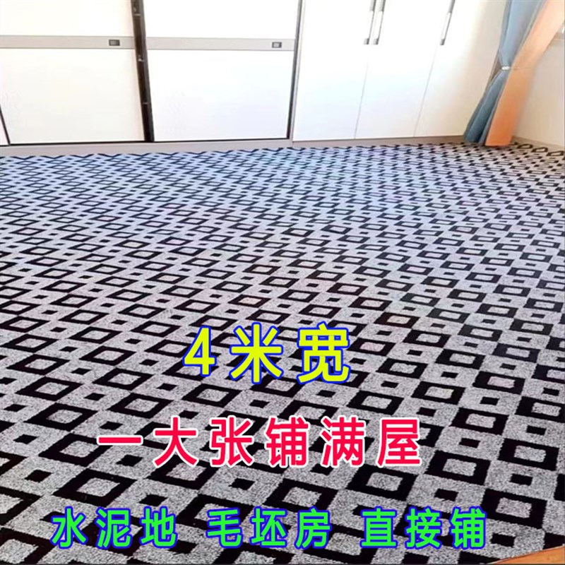 地毯整铺b耐脏水泥地面防潮隔音家用卧室客厅商用宾馆美容院毯