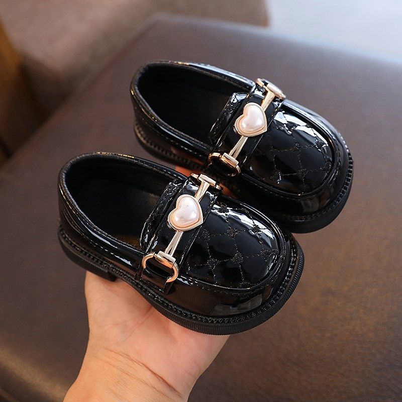女童小皮鞋2022春秋新款儿童英伦风公主鞋经典豆豆鞋男宝学步鞋,童鞋/婴儿鞋/亲子鞋,皮鞋,淘宝优惠券,粉丝福利购,淘宝优惠卷