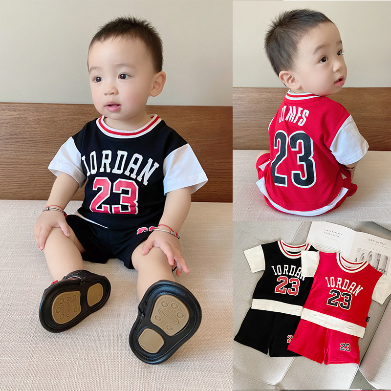 男童套装夏款男宝宝运动服 儿童两件套婴儿短袖T短裤洋气篮球套装,童装/婴儿装/亲子装,套装,淘宝优惠券,粉丝福利购,淘宝优惠卷