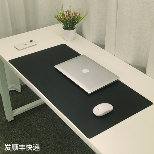 双面办公桌垫皮革鼠标垫写字垫