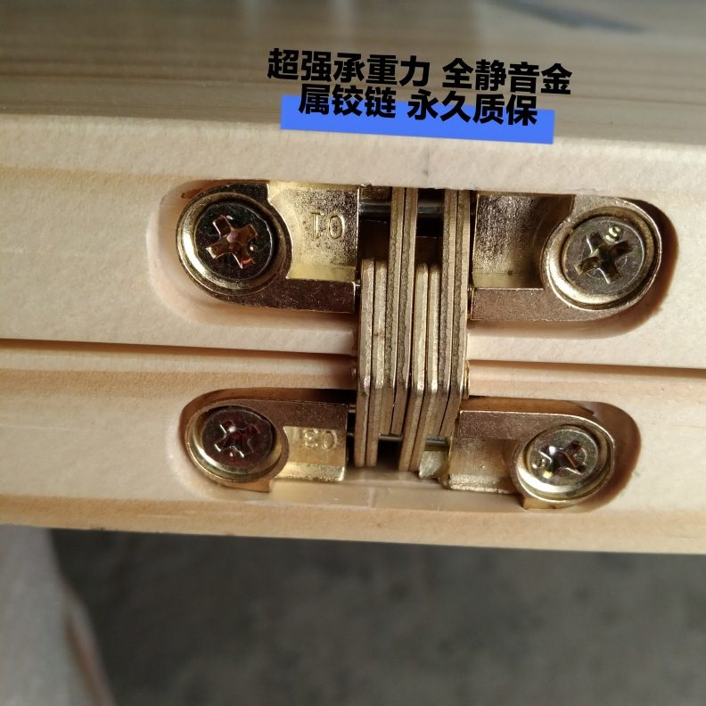 4分全实木折叠圆桌面圆形家用餐桌四拼大圆桌1.4米1.6米1.8米2米