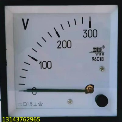 DB 德表 直流电压表96C1B-150V 50V 100V 300V 500V 广德庆电表