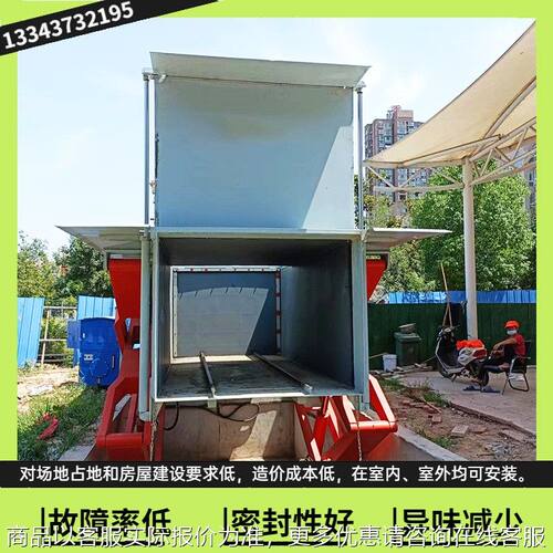 地埋式垃圾中转站农村垃圾转运压缩设备日处理量60吨垃圾站压缩箱
