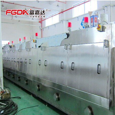 全自动通过式超声波清洗机PCBA半导体芯片除氧化清洗烘干自动线