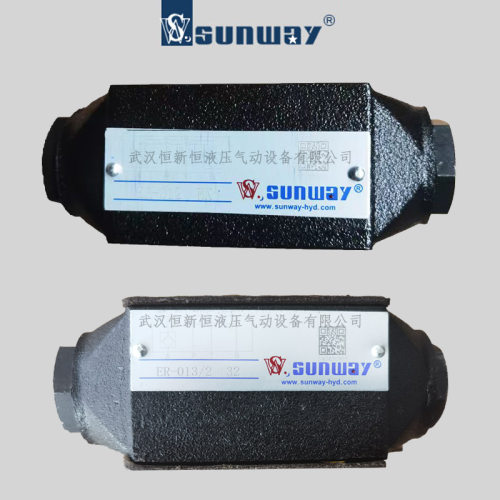 SUNWAY叠加式液控单向阀ER-012 32 013 014 003 4 FR-112/D液压锁