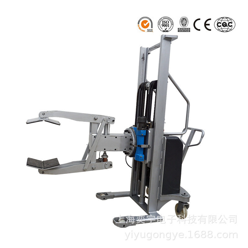 小型夹抱手推车半手动抱夹式叉车抱轮胎纸卷可移动旋转搬运推高车,五金/工具,贴标机,淘宝优惠券,粉丝福利购,淘宝优惠卷