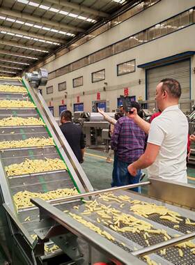 大型法式速冻薯条生产线出口品质带CE认证500Kg1000kg薯条流水xg