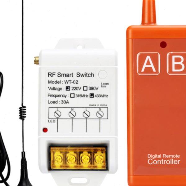AK-WT-02 12V 220V 水泵灯具电机 抽水机大棚开关+USB充电2键遥控,电子/电工,遥控开关,淘宝优惠券,粉丝福利购,淘宝优惠卷
