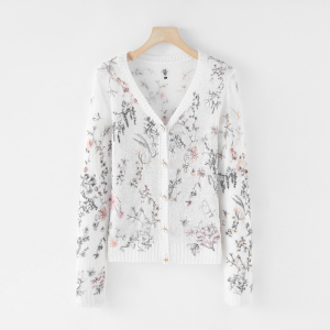 甜甜粉丝专享 毛针织衫 常规款 镂空常规开衫 258253 秋款