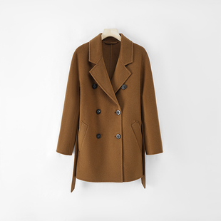 【甜甜粉丝专享】30山羊绒高奢秋冬毛呢外套CR801D