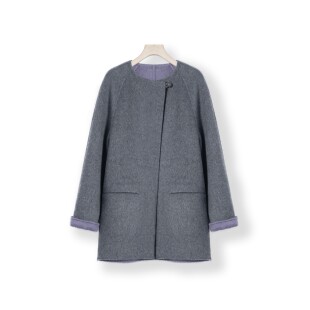 羊绒百搭秋冬毛呢外套885058 中式 甜甜粉丝专享