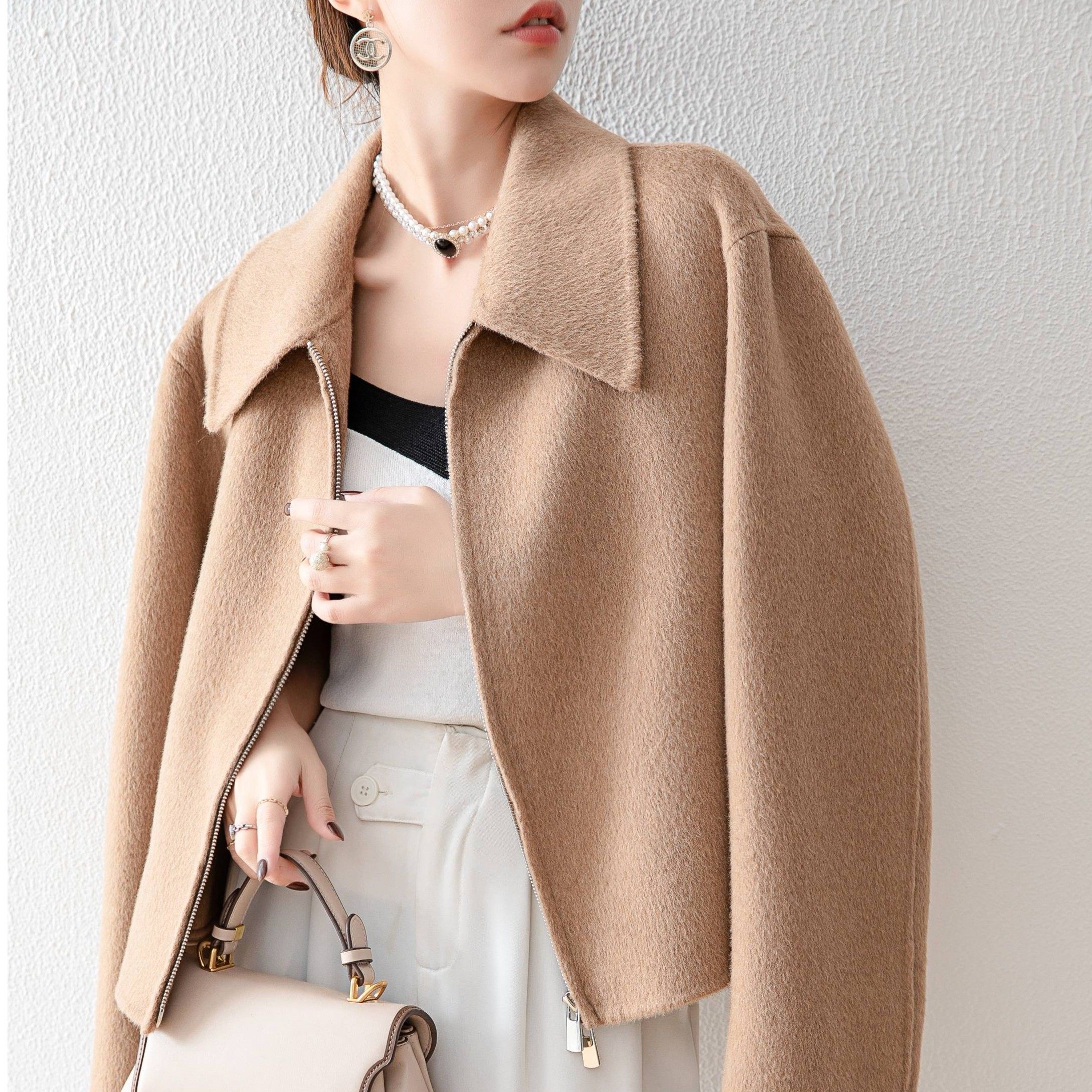 【甜甜粉丝专享】100驼绒秋冬时尚单品毛呢外套23631,女装/女士精品,毛呢外套,淘宝优惠券,粉丝福利购,淘宝优惠卷