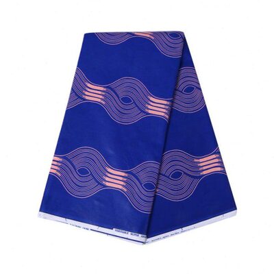 6码非洲蜡布风格仿蜡染全棉双面印花时尚布料African dyed cloth